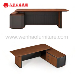 定制商务办公桌带储物架中国最好的办公桌