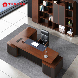 定制办公桌长办公桌带储物办公桌中国制造